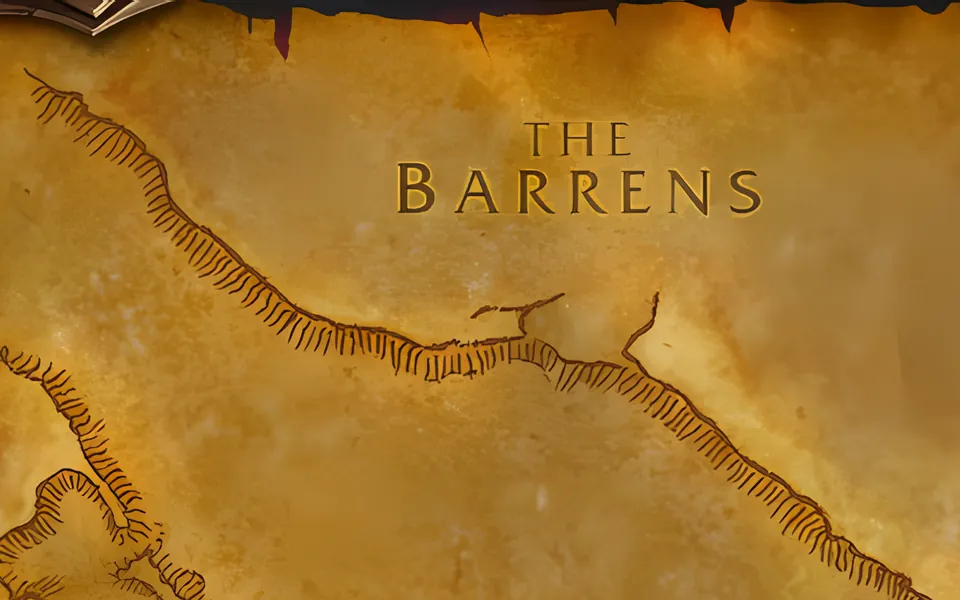 The entrance to Razorfen Kraul on the map of Thousand Needles