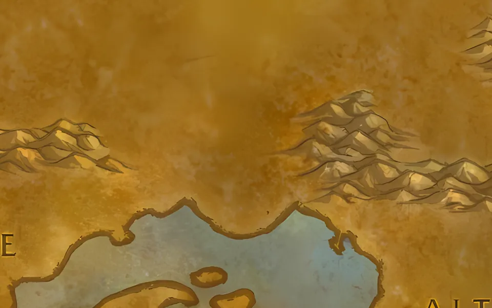 The entrance to Ruins of Lordaeron on the map of Tirisfal Glades